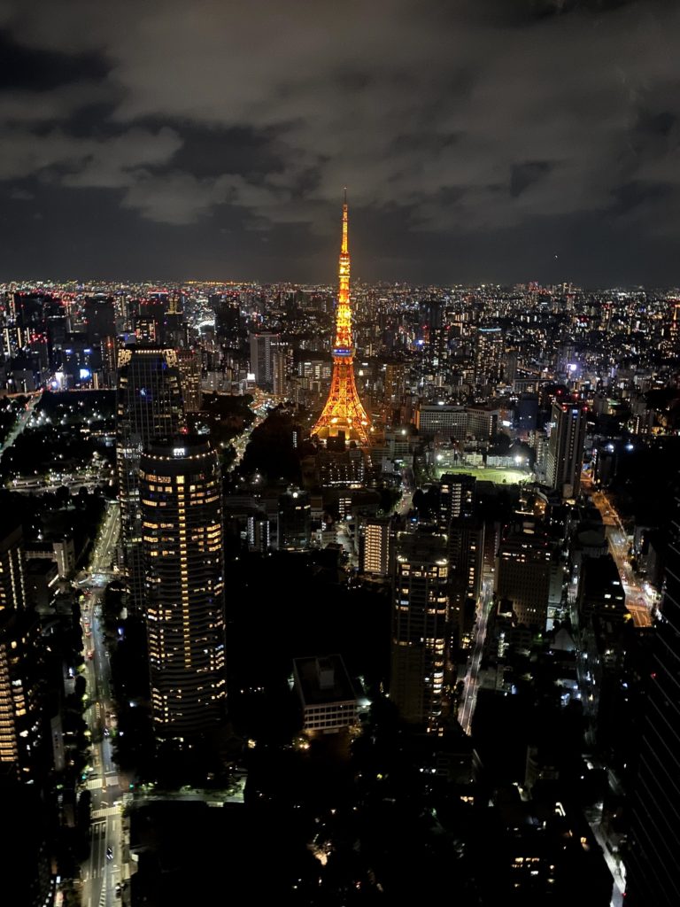 andaz,tokyo,アンダーズ東京,ハイアット,hyatt,宿泊体験,ブログ,レストラン,寿司,ルーフトップ,バー,アップグレード,東京タワー,グローバリスト,FHR　夜景